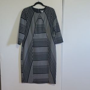 NWT New York & Company Black and White Dress